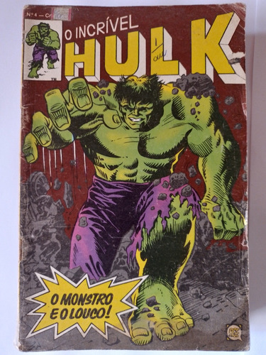 Gibis O Incrível Hulk Rge Antigos Raros Preço Unitário 