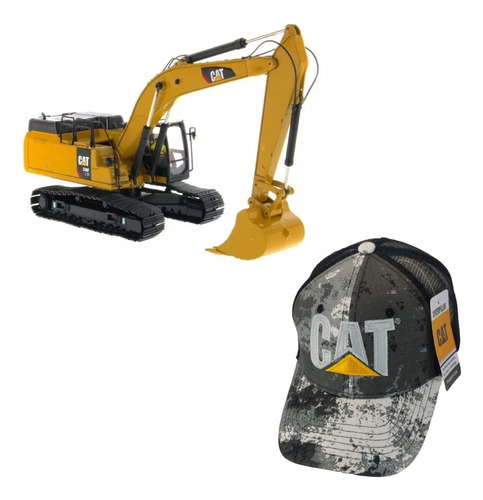 1:64 Caterpillar Excavadora Hidráulica 320 F L + Gorra 85636