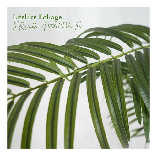 Palmera Artificial De 5 Pies: Palmera Falsa Realista Para De