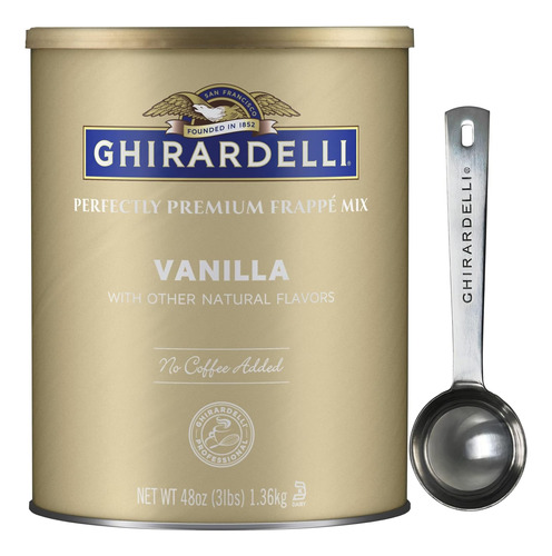 Ghirardelli Vanilla Premium Frappe Mix Lata De 3libracon Cuc