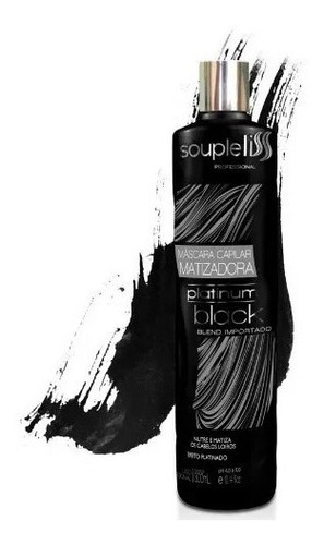 Mascara Capilar Matizadora Platinum Black Souple Liss 300ml 