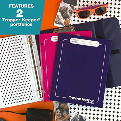 Trapper Keeper Binder, Retro Design, 1 Inch Binder