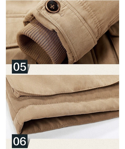 Nnnn Chamarra Polar Con Capucha For Hombre, Abrigo Militar