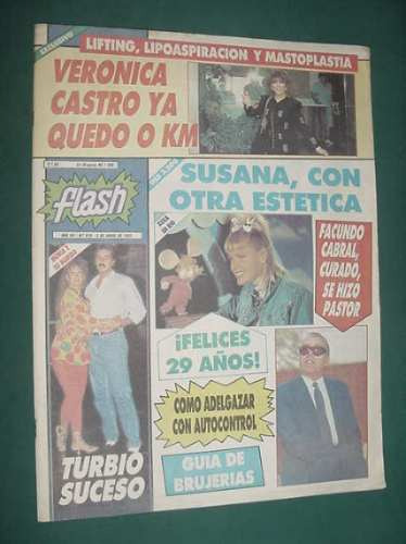 Revista Flash 619 Xuxa Moria Casan Facundo Cabral Ver Castro