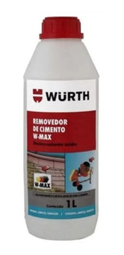 Removedor De Cimento Pós Obra W-max 1l Wurth