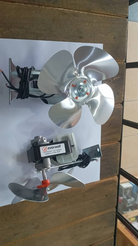 Micro Motor Ventilador Conaspa Y Base Metal