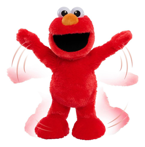 Sesame Street Elmo Slide Plush, Juguetes Para Niños Con Lice