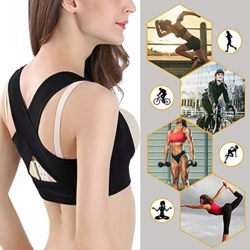 Para Chaleco Corrector Elasticidad De Postura Espalda Joroba