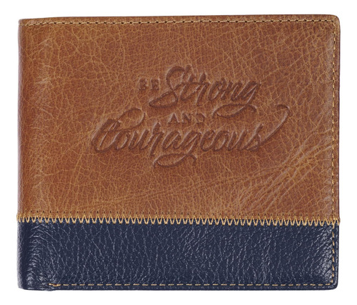 Christian Art Gifts Cartera Plegable De Cuero Genuino De Pri