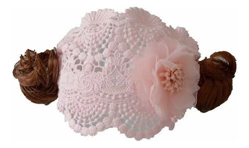 (paquete) Diadema Creativa Para Bebé Niña, Flequillo, Peluca