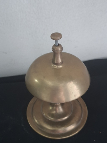 Imagen 3 de 6 de Campana Timbre Para Recepción De Colección En Bronce Remato