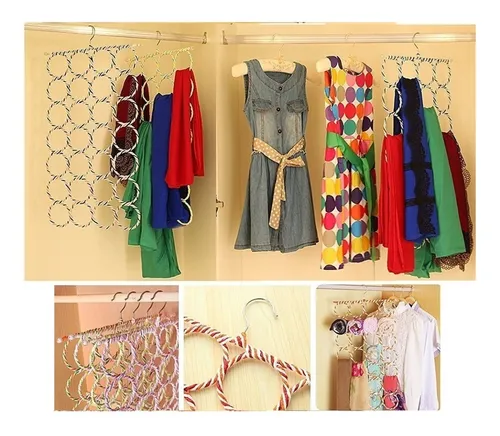 Colgador Organizador Pa uelos Bufandas Corbatas 28 Espacios