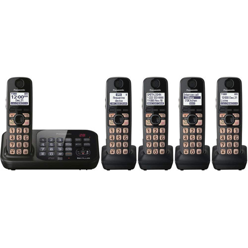 Teléfono Inalámbrico Contestadora Digital Panasonic 5 Dect 6