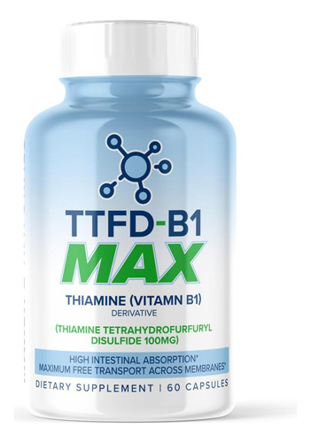 Ttfd - B1 Max - Tiamina Vitamina B1 Ttfd - 100mg - (dissulfe