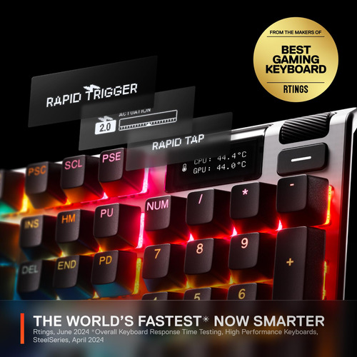 Teclado Steelseries Apex Pro Gen 3 Omnipoint 3.0 Rgb Usb-c
