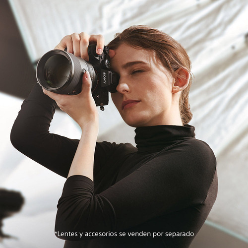Sony Cámara Profesional Mirrorless Ilce-7rm4a Color Negro