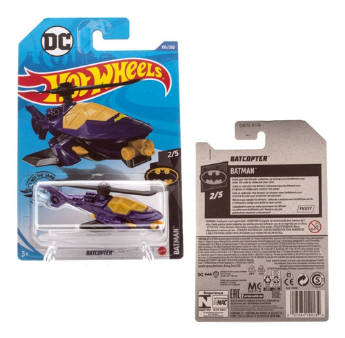 Hot Wheels Batcopter Batimobil