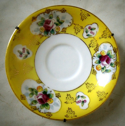 Plato Decorativo Porcelana Made Japan Con Dispositivo Colgar