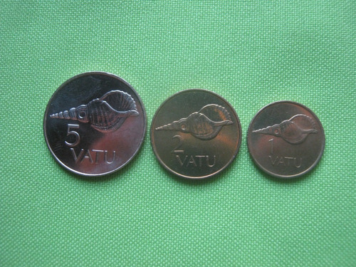 Vanuatu  Lote De 3 Monedas Diferentes 