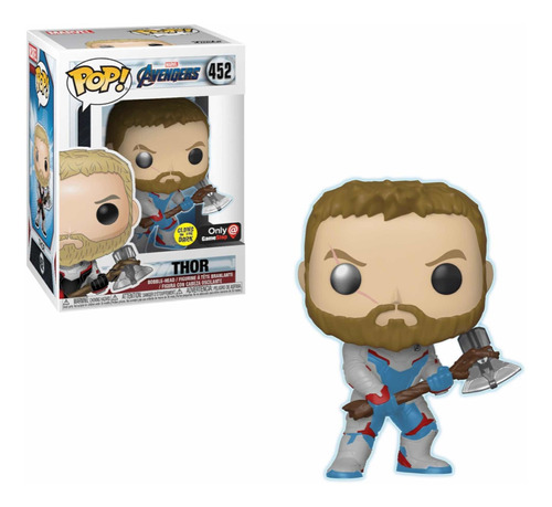 Funko Pop Thor #452 Only At Gamestop Glows In The Dark