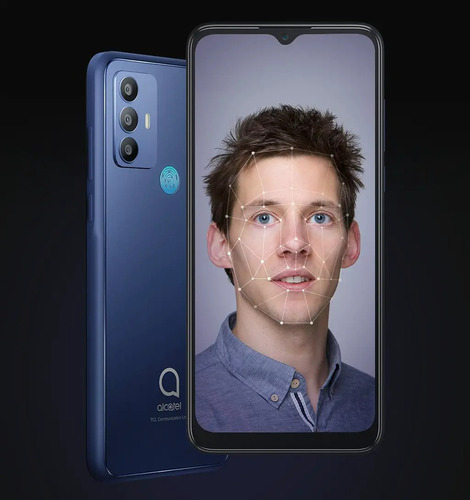 Celular Alcatel 1v Huella 64gb 2gb Ram Azul Nuevo Sellado