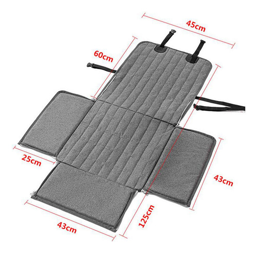 Funda Para Asiento De Perro, Hamaca A Prueba De Polvo, Gris