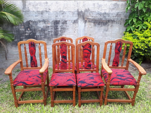 Imagen 1 de 12 de Mesa 1.8m + 4 Sillas Tapizadas + 2 Cabeceros Tapizados