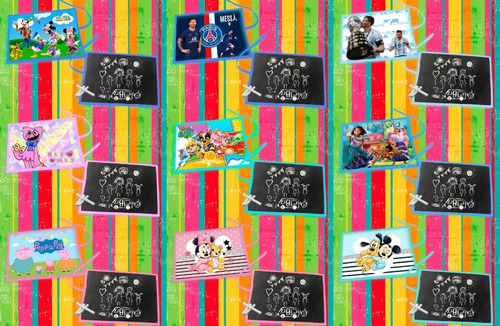 Pizarras De Tela Personalizadas Souvenirs + Tizas X15