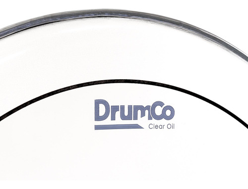 Parche Para Bombo Clear Oil De 18 Dr-18cdpo Drumco Color Transparente