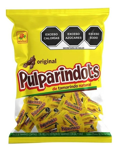 Dulce De Tamarindo Confitado De La Rosa Pulparindots 150 G