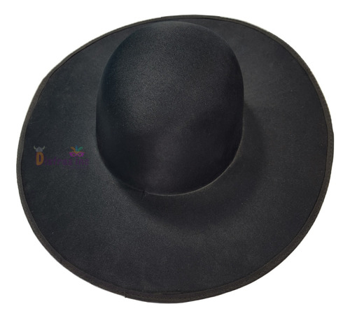 Sombrero Negro Catrina Disfraz Dia De Muertos Sombrero Hallo