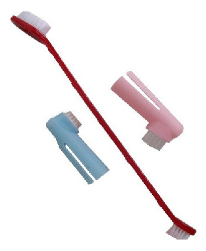 Cepillo De Dientes 3 En 1 Para Mascotas