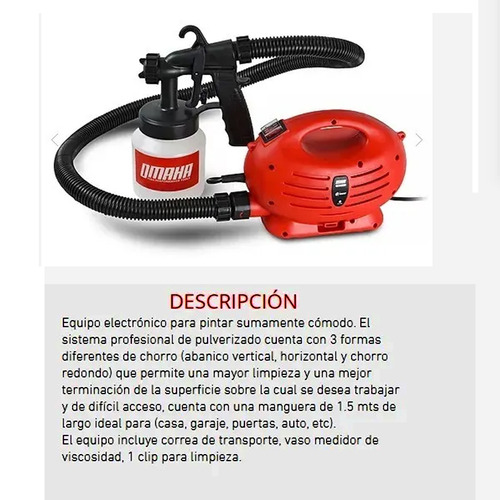 Máquina para pintar Omaha PP-101 650W 220V