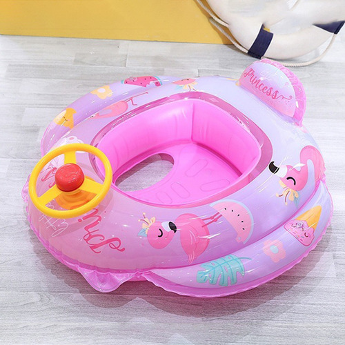 Flotador Inflable Con Volante Para Bebé