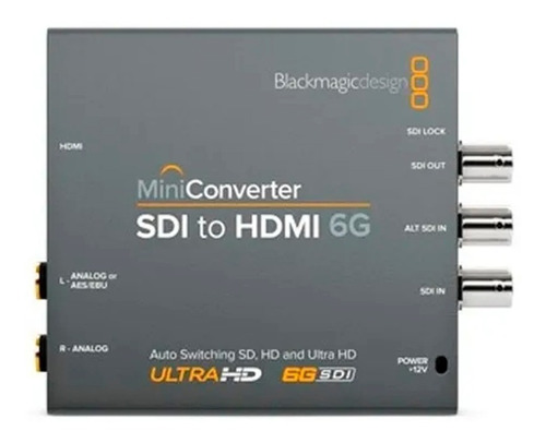 Mini Converter Sdi To Hdmi 6g Convmbsh4k6g-blackmagic