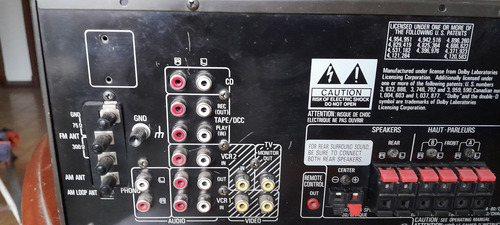Sintoamplificador Technics Sa-gx550