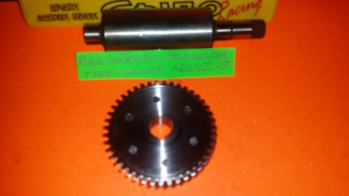 Imagen 2 de 3 de Kit Piñon Contrapeso Y Eje Balanceador Moto 150 200
