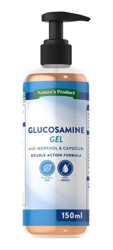 Glucosamina Gel Liquida Mentol Glucosamine 150 Ml  Articulaciones Muscul