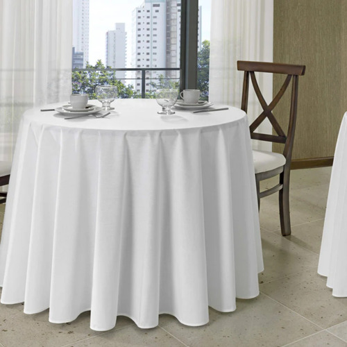 Mantel Redondo Elegante 290 Cm Diámetro