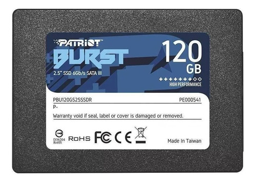 SSD 120GB Sata III 2.5'' Burst Elite PATRIOT