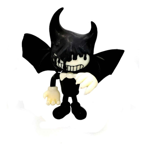 Imagen 3 de 9 de Bendy And The Ink Machine Figura Demon Articulado Luz Led