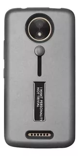Funda Para Motorola Moto C Xt1756 Hibrida Case Quick Stand