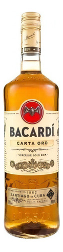 Rum Bacardi Carta Ouro Brasileiro Garrafa 980ml