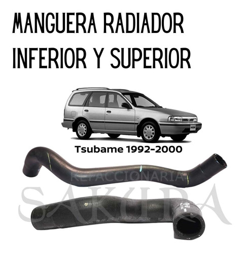 Mangueras Agua Radiador Tsubame 1994 16 Val Original