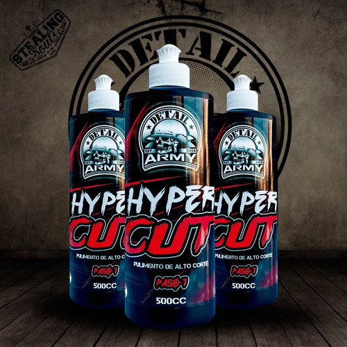 Imagen 1 de 7 de Detail Army® - 011 | Hyper Cut | Compuesto Pulidor De Alto Corte | Paso 1 - Corte | 500cc | Detail / Detailing