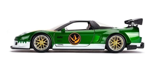 Honda Nsx Type R 2002 Power Rangers Verde Jada 1:24
