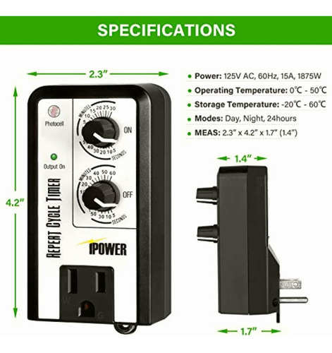 Ipower Gltimerepeat Short Period Repeat Intermittent 3 Cycle