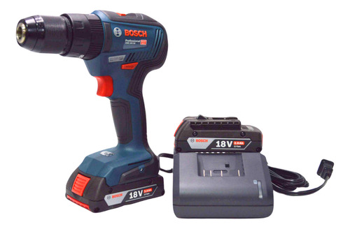 Taladro Bosch Gsb 18v-50 + 2bat 2a + Case 18v