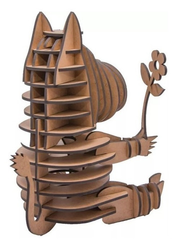 Quebra-cabeça Mdf 3d Hipopótamo Lisbela Pasiani
