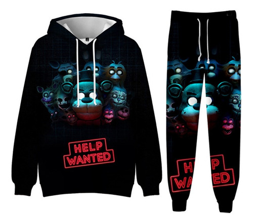 Five Nights At Freddy's Sudadera Pantalones 2 Piezas 1